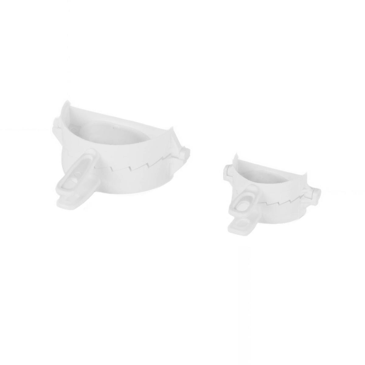 TEIGTASCHENFORMEN 2er Set - Weiß, Kunststoff (11.3/2.7/18.3cm)