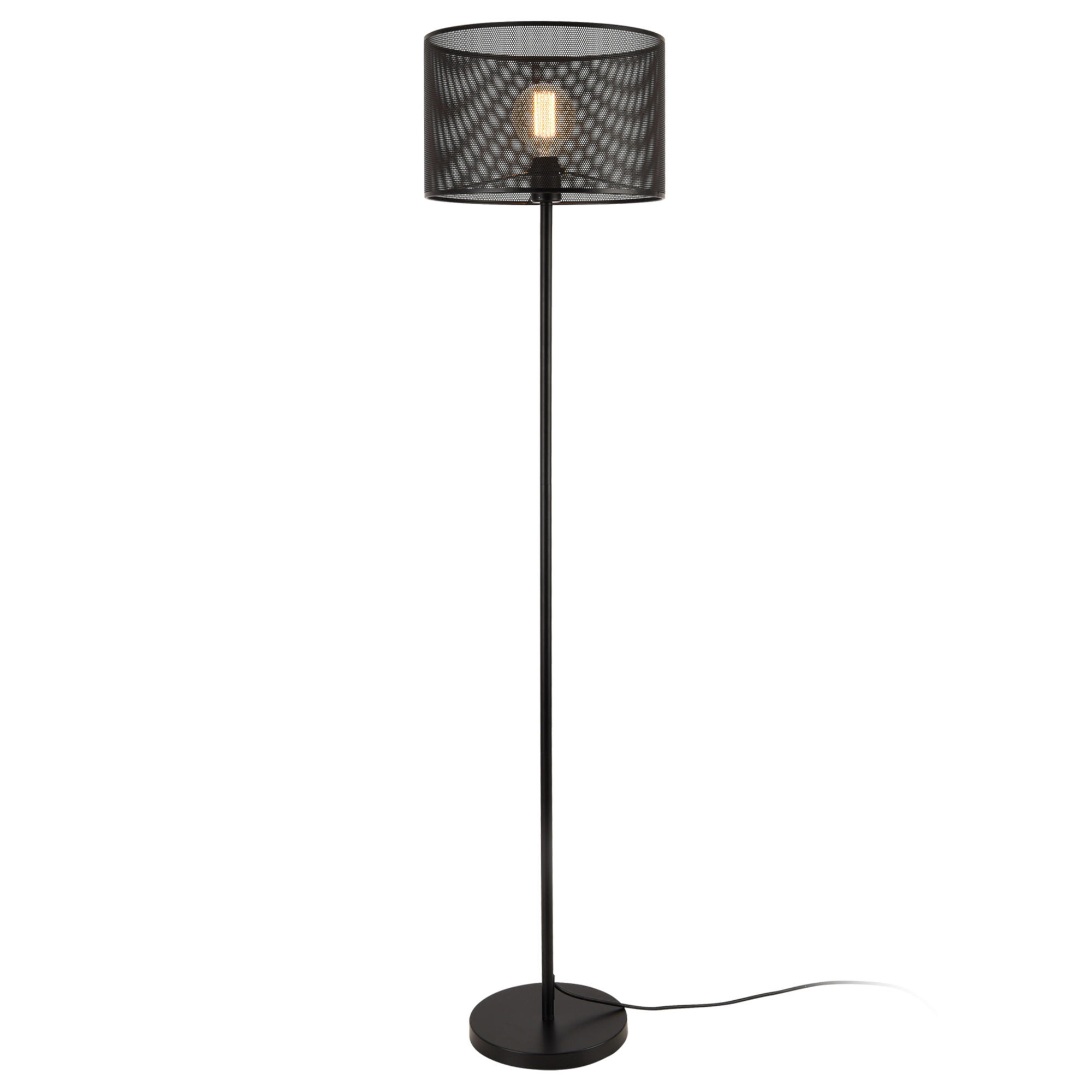 STEHLEUCHTE Arensburg - Schwarz, Metall (35/35/153cm) - lux.pro