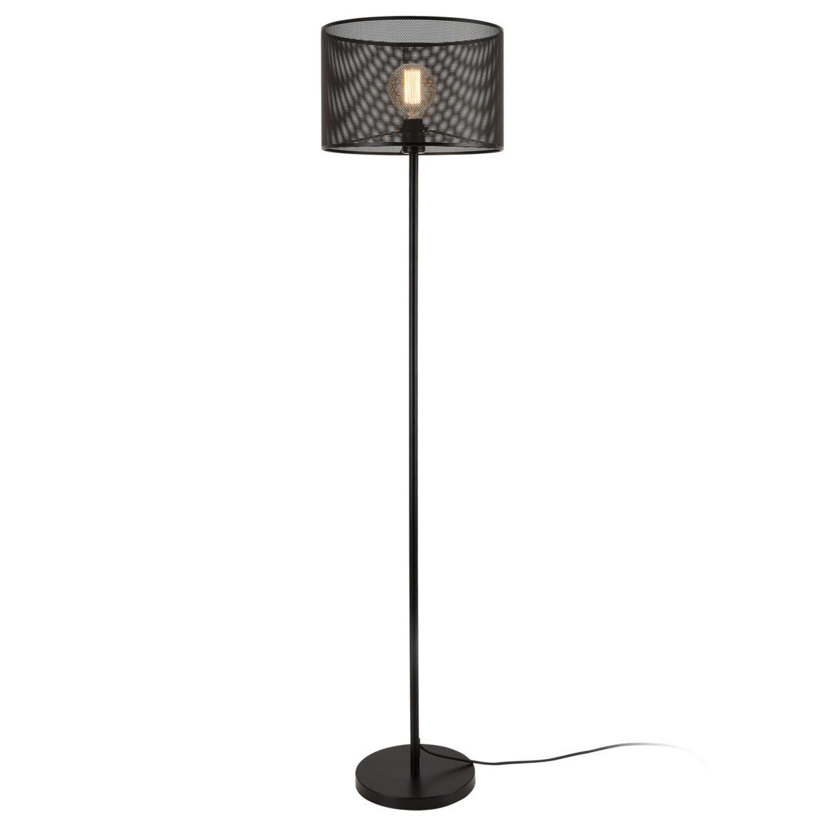 STEHLEUCHTE Arensburg - Schwarz, Metall (35/35/153cm) - lux.pro
