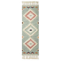 KELIM-TEPPICHLÄUFER Tenali 66/200 cm - Multicolor, Textil (66/200cm) - Homescapes