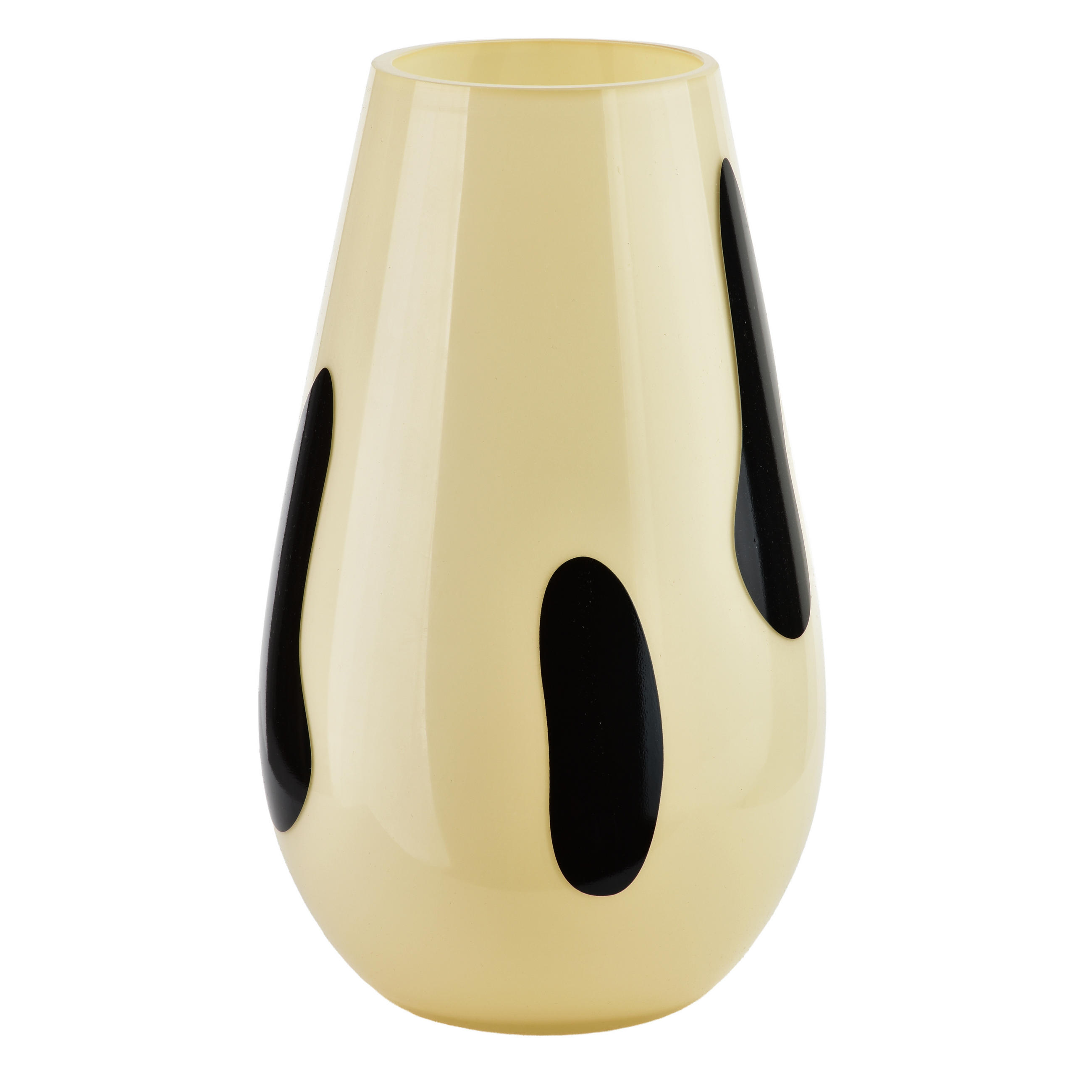 VASE Serenite Beige 8x13xh25 cm Glas - Beige, Glas (25cm) - Mondex