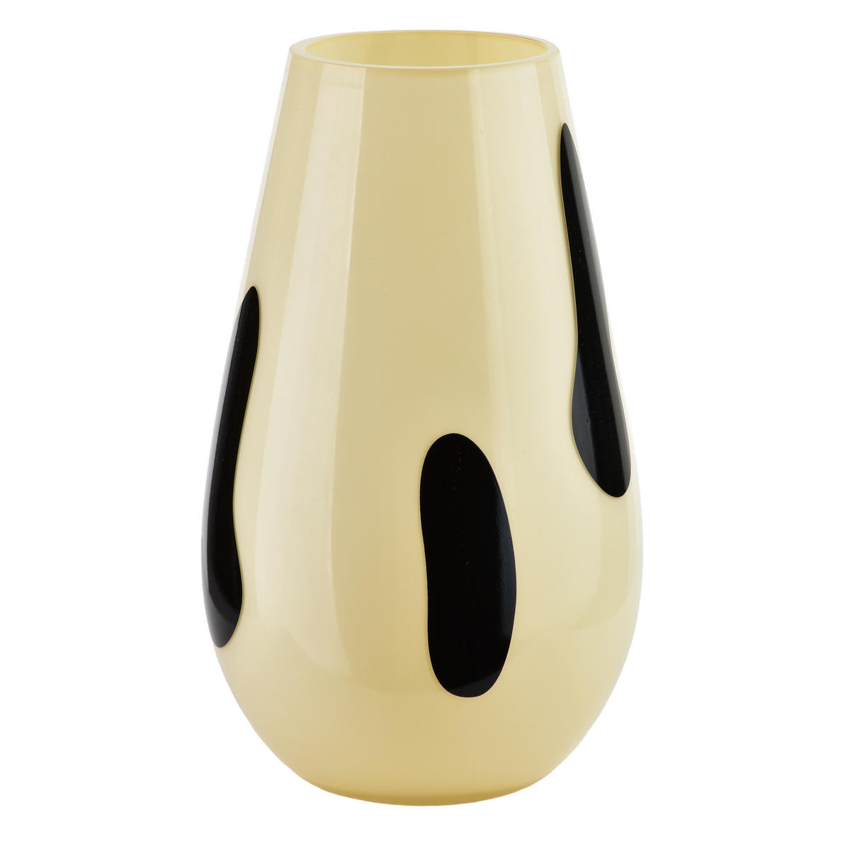 VASE Serenite Beige 8x13xh25 cm Glas - Beige, Glas (25cm) - Mondex