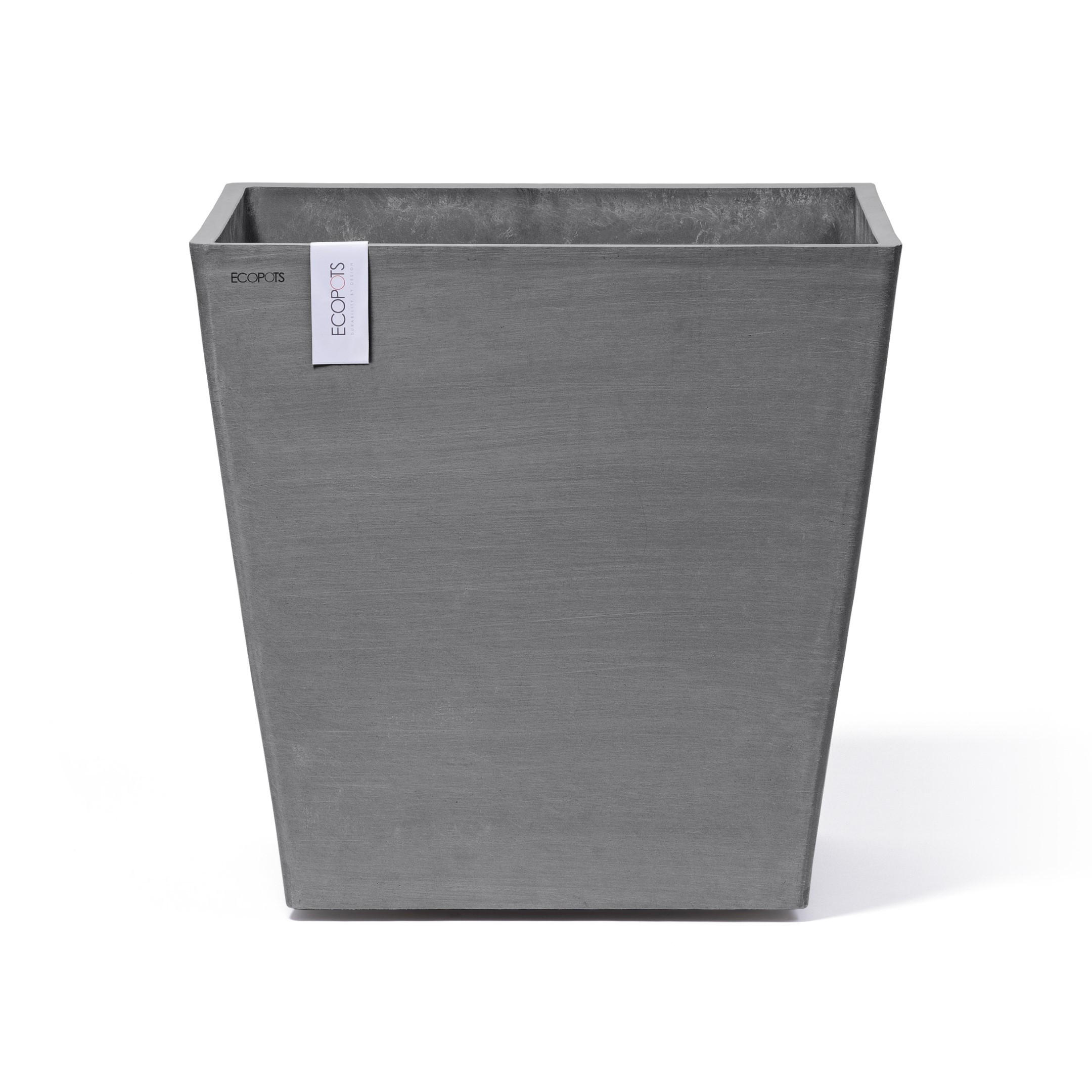 Ecopots Blumentopf Grau 49.5 cm