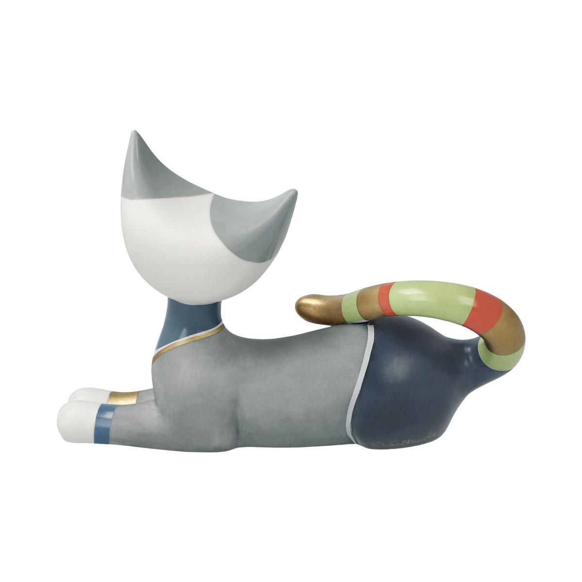TIERFIGUR Rosina Wachtmeister - Katze Andreina, Biskuit-Porzellan, Bunt, 10 cm - Multicolor, Keramik (6/10/14.5cm) - Goebel