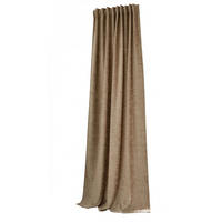 VORHANG Chenille Riga 245x140 cm Taupe - Taupe, Textil (140/245cm) - Gardinenbox