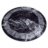 TEPPICH Miro 160 cm - Schwarz, Textil (160/160cm) - rugsX
