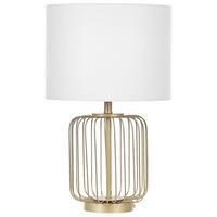 TISCHLAMPE Thouet 35/35/58 cm - Weiß, Metall (35/35/58cm) - Beliani