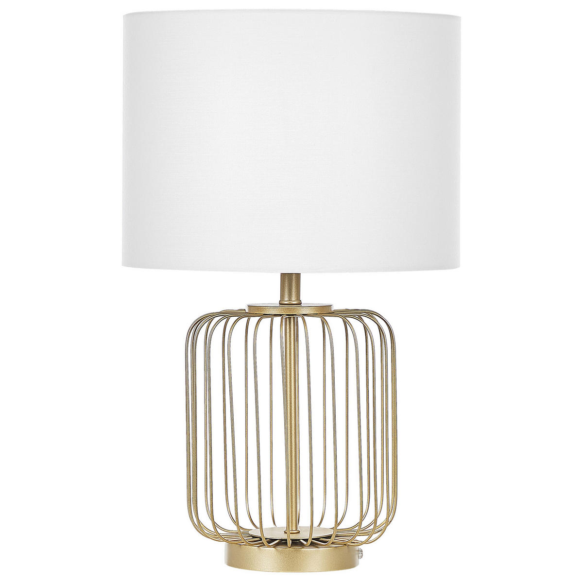 TISCHLAMPE Thouet 35/35/58 cm - Weiß, Metall (35/35/58cm) - Beliani