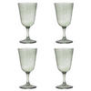 GLÄSER-SET Byron 4er Set Weinglas - Grün, Kunststoff - Ladelle