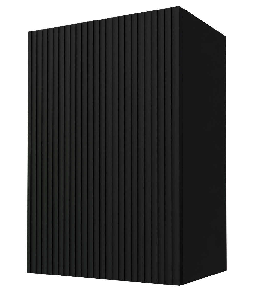 Feldmann-Wohnen Küchenhängeschrank Schwarz, Schwarz 50x72x32.5 cm