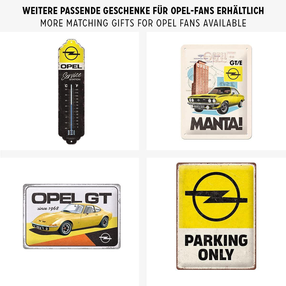 KAFFEETASSE 330 ml Opel Garage - Multicolor, Keramik (0.33L) - Nostalgic-Art