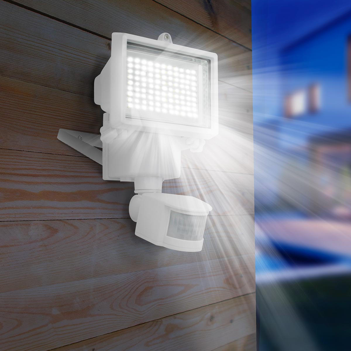 Thumbnail - Lumisky Cooper, Weiß, Kunststoff, 14x11x22 cm, Lampen & Leuchten, Außenbeleuchtung, Solarleuchten