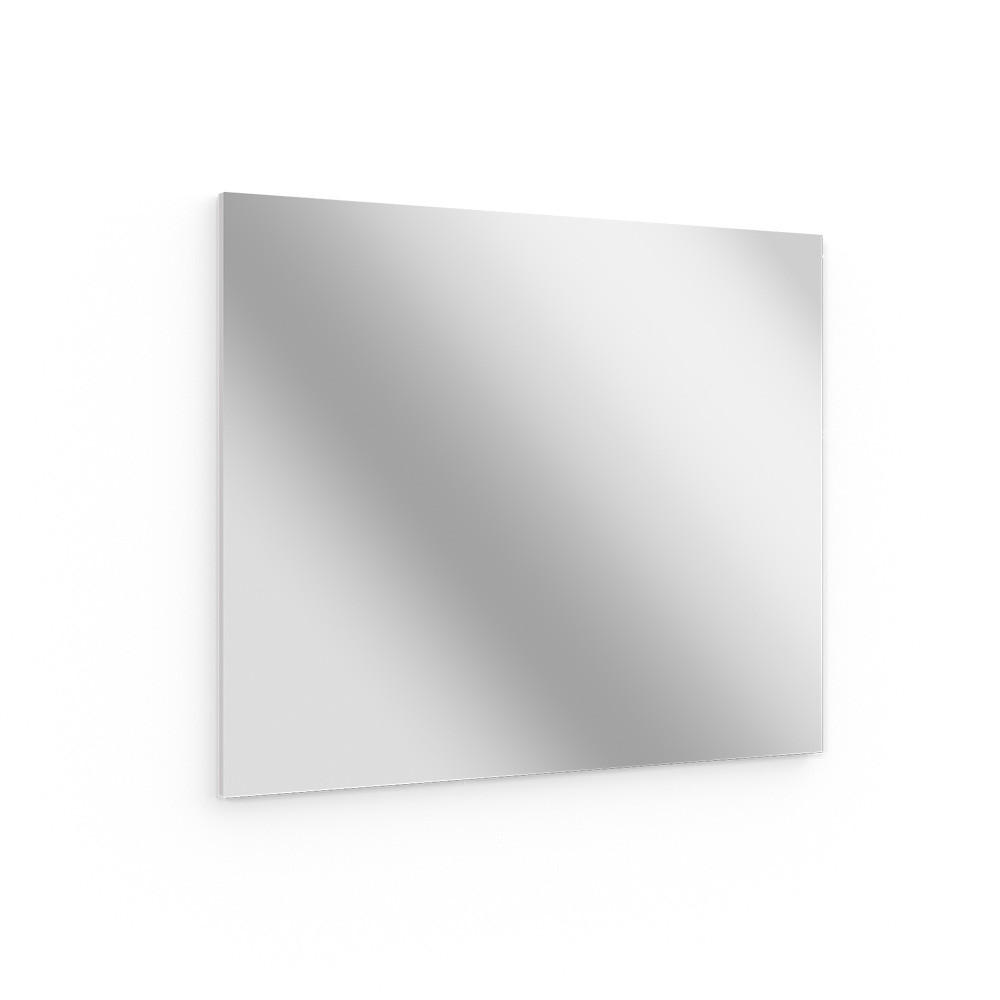 BADEZIMMERSPIEGEL Viola Weiß 80 x 65 cm - Weiß, Glas (2/65/80cm) - Vicco