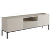 TV-ELEMENT Como 180 2D1SZ - Kaschmir/Schwarz, Holzwerkstoff/Metall (180/60/42cm) - MIRJAN24