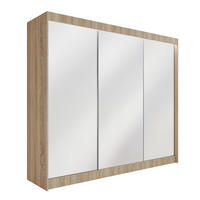 KLEIDERSCHRANK AMOHA mit LED - 250 cm - Sonoma Eiche - Sonoma Eiche, Holzwerkstoff (250/215/61cm) - ALTDECOR