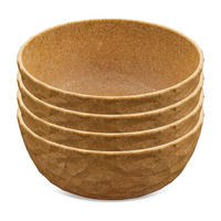 SCHALEN Club Nature wood 700 ml 16,2/16,2/6,4 cm - Braun, Kunststoff (16.2/6.4/16.2cm) - KOZIOL