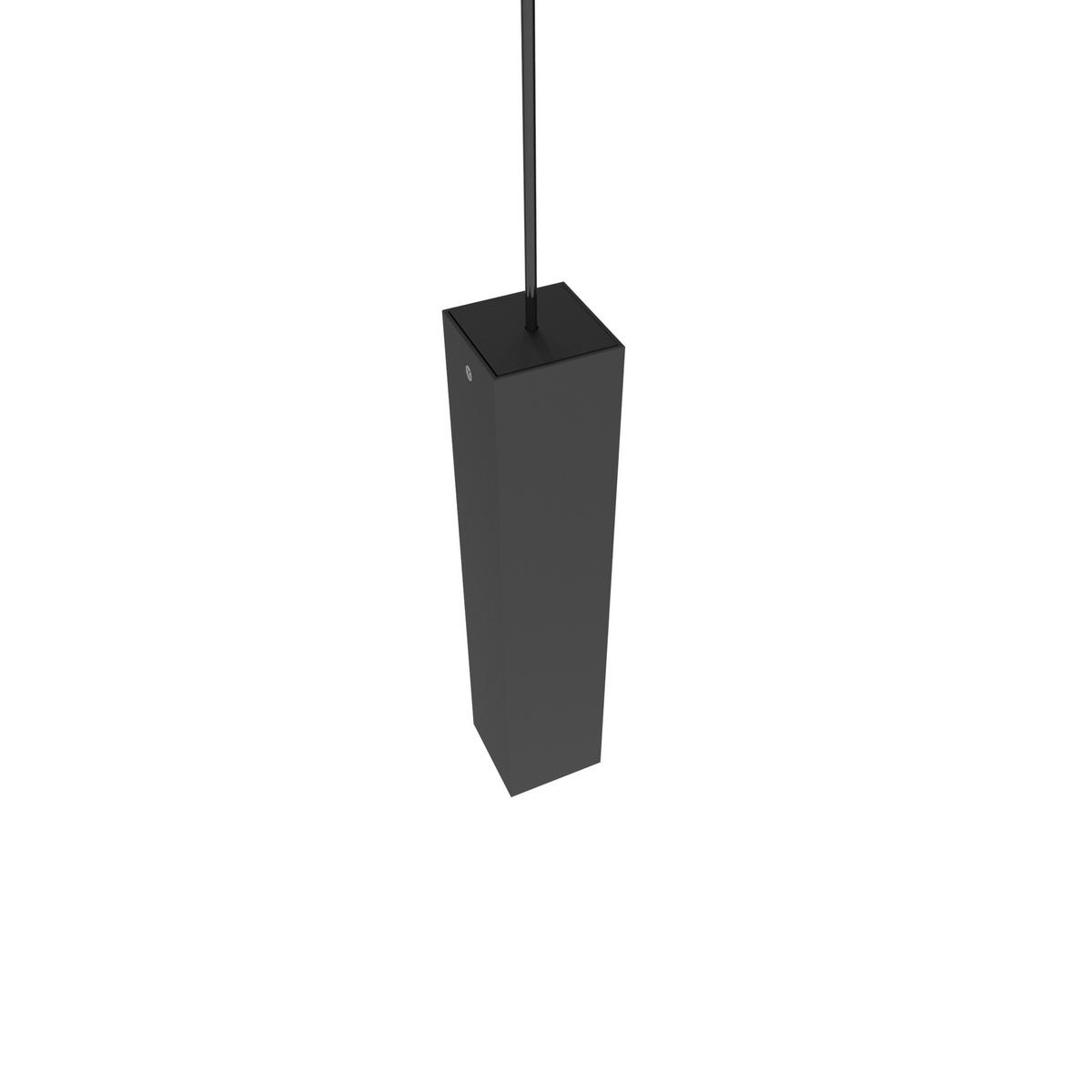 HÄNGELEUCHTE - Grau, Metall (6/6/40cm) - Lumicom
