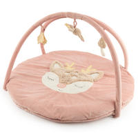 SPIELDECKE mit Activitybogen Reh Ella - Rosa, Textil (90/90cm) - Bieco Spielwaren