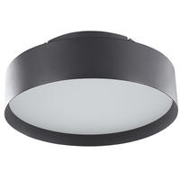 DECKENLEUCHTE Moei 45/45/17 cm - Schwarz, Metall (45/45/17cm) - Beliani