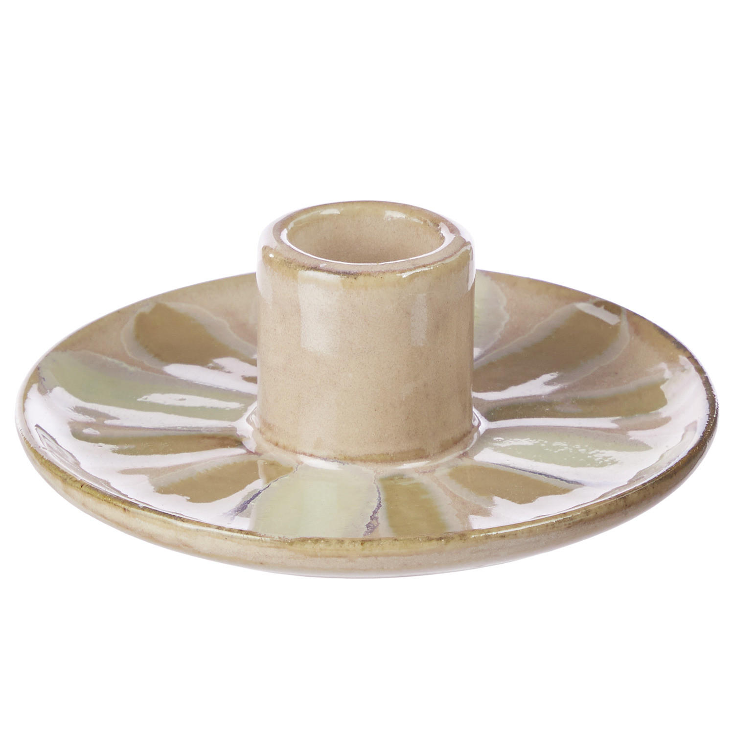 KERZENHALTER Seventies - Beige, Keramik (11/4/11cm) - Butlers