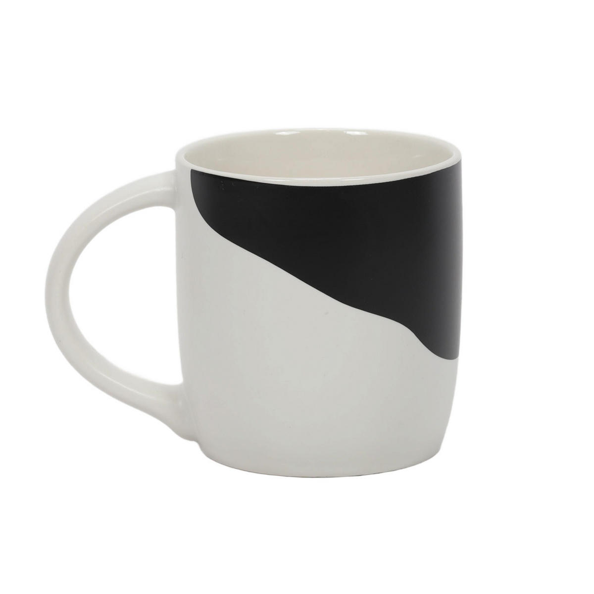 TEEBECHER Porzellan Olme Schwarz 350 ml 9,2/8,5/8,5 cm - Schwarz, Keramik (0.35L) - Secret de Gourmet