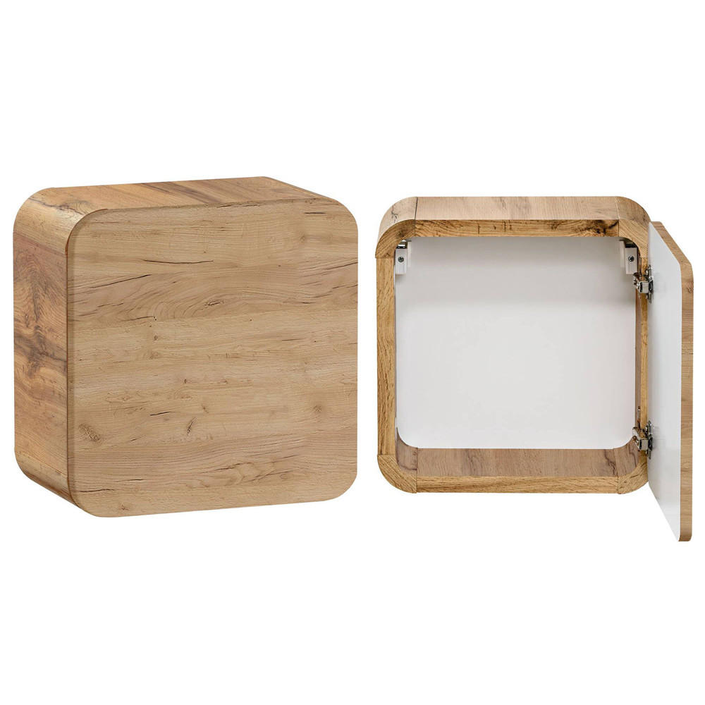 HÄNGESCHRANK Luton-56 - Braun, Holzwerkstoff (35/35/22cm) - Lomado