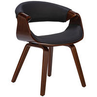 ESSZIMMERSTUHL Foley 76x62x52 cm walnuss/schwarz - Nussbaumfarben, Holz (62/76/52cm) - furnicato