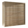 SCHWEBETÜRENSCHRANK Basti IV - 200 cm - Beige, Holzwerkstoff/Metall (200/215/58cm) - Sofnet