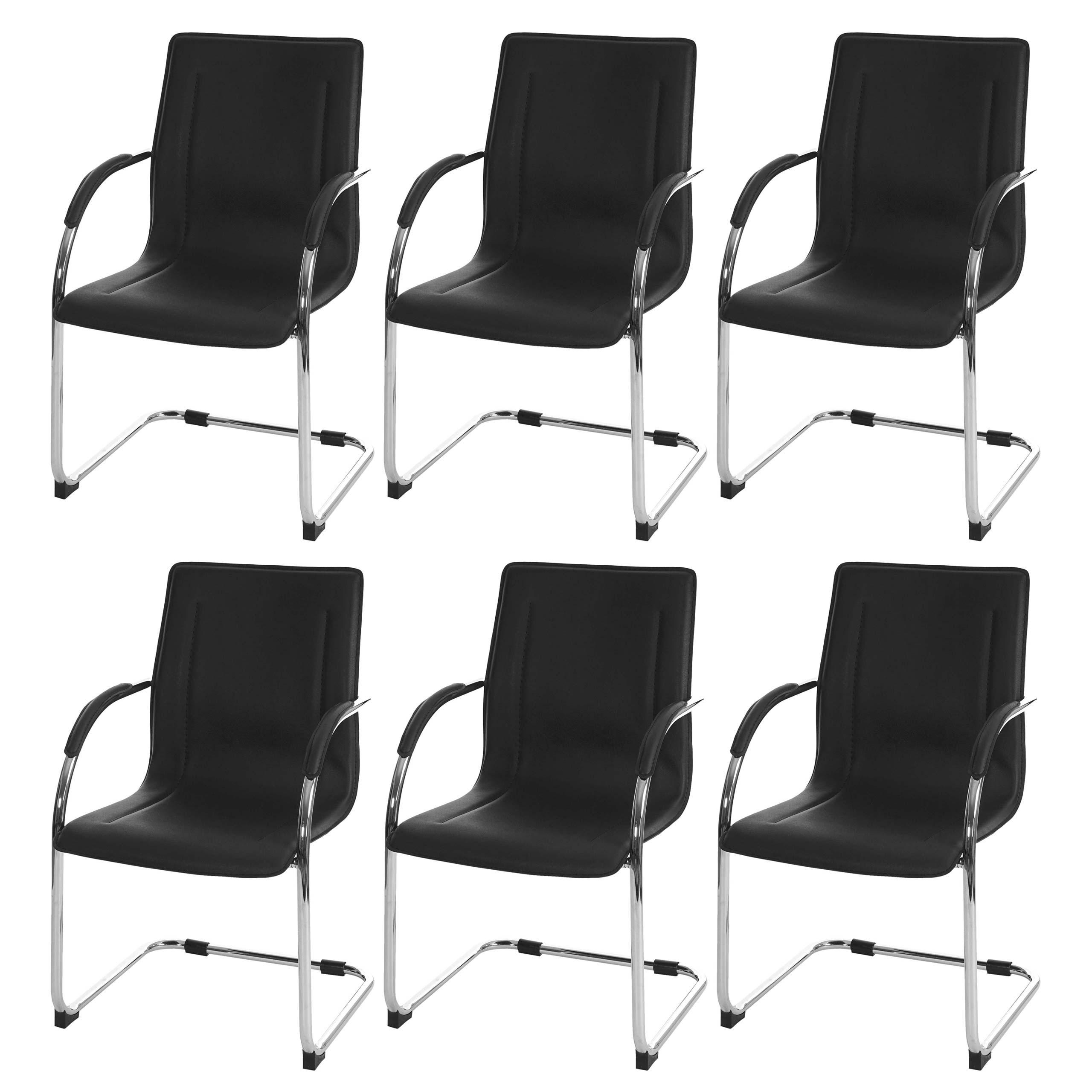 Proregal Konferenzstuhl Schwarz 56x93x56 cm