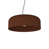 HÄNGELEUCHTE Tuzzi - Dunkelbraun, Metall (50/50/12cm) - Lumicom