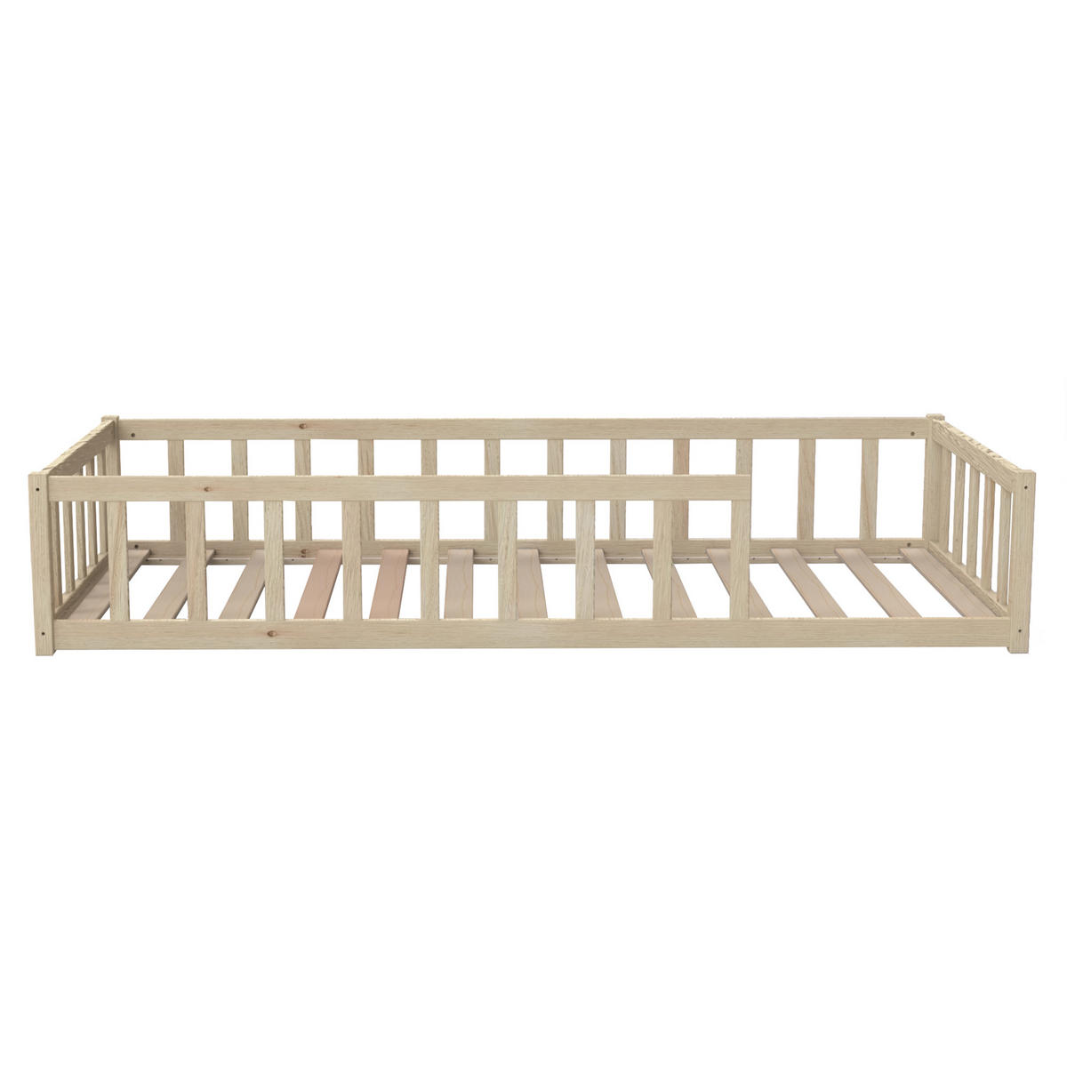 KINDERBETT NINO MIT LATTENROST/ Kinderbett 90x190 - Naturholz - Naturfarben, Holz (90/190cm) - Weber Industries