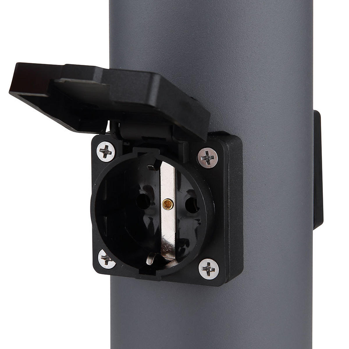 LED AUSSENLEUCHTE BOSTON Anthrazit - Anthrazit, Kunststoff (7.6/7.6/60cm) - Globo Lighting