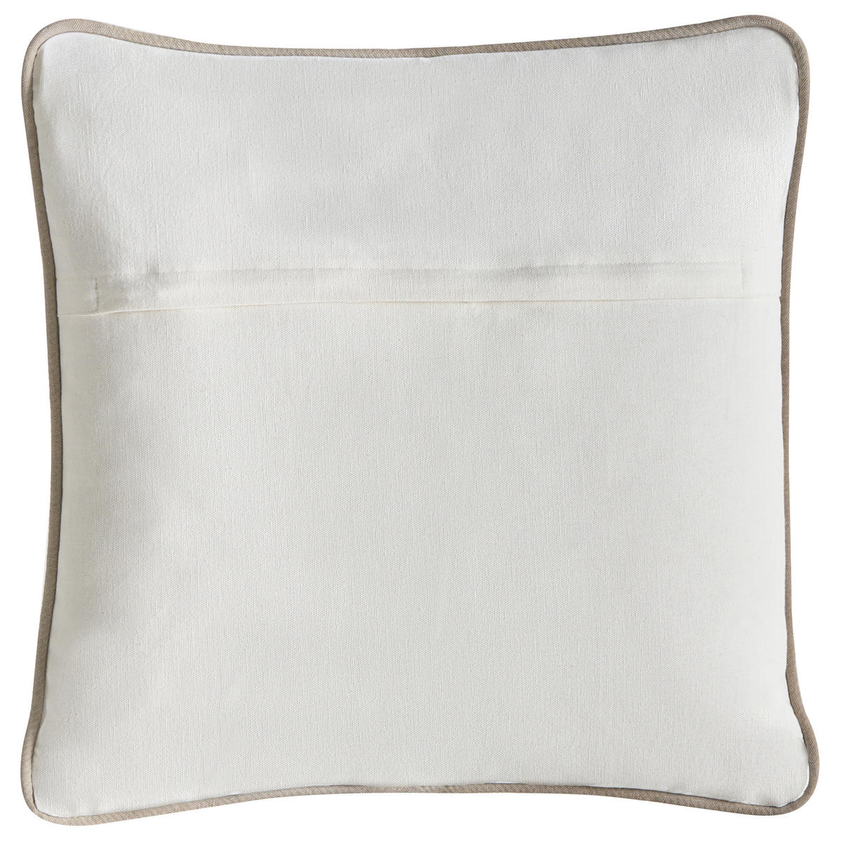 PRYDNADSKUDDE set om 2 vit 45/45 cm Sindora - Vit, Textil (45/45cm) - Beliani