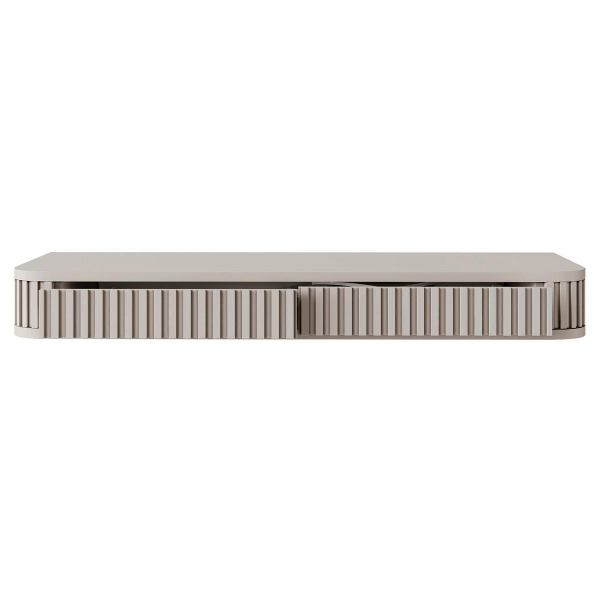 TOALETKA Ovarlo greige s 2 zásuvkami 113 cm - taupe, kompozitné drevo (113.2/13/38cm) - Selsey