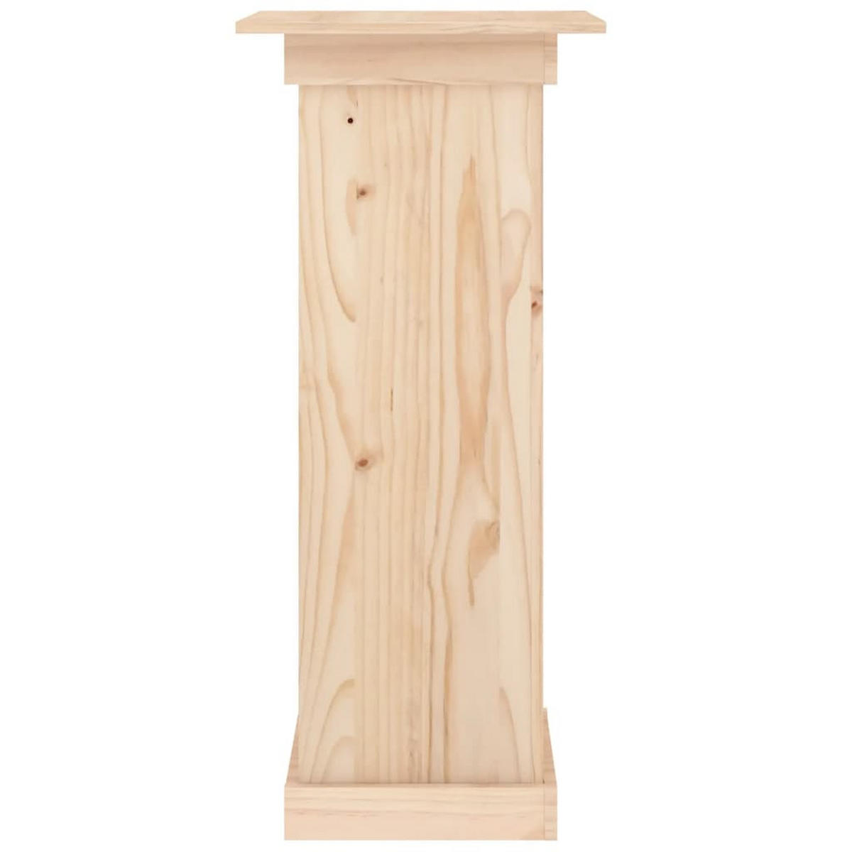 BLUMENSTÄNDER 40/40/90 Cm Massivholz Kiefer - Braun, Holz (40/40cm) - vidaXL