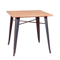 TISCH Quadratisch Schwarz 80/80/78 cm - Schwarz, Metall (80/80/78cm) - Nest Dream