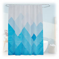 DUSCHVORHANG - Multicolor, Textil (180/0.1cm) - Relaxdays