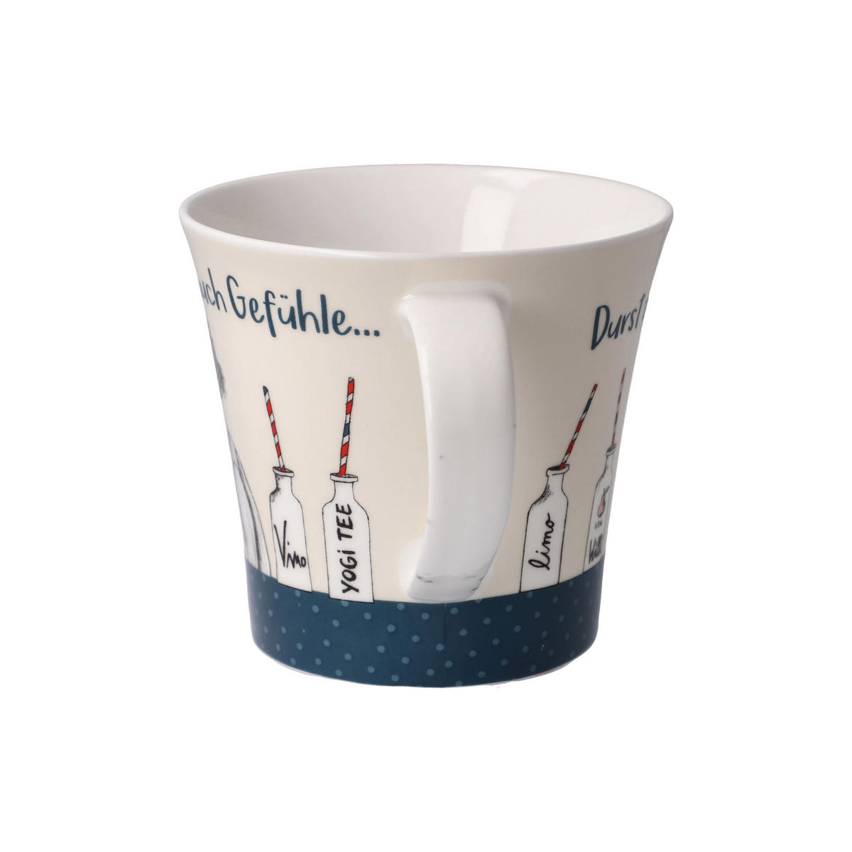 TEETASSE Barbara Freundlieb - Männer haben Gefühle, Fine Bone China, Bunt, 350 ml - Multicolor, Keramik (0.35L) - Goebel