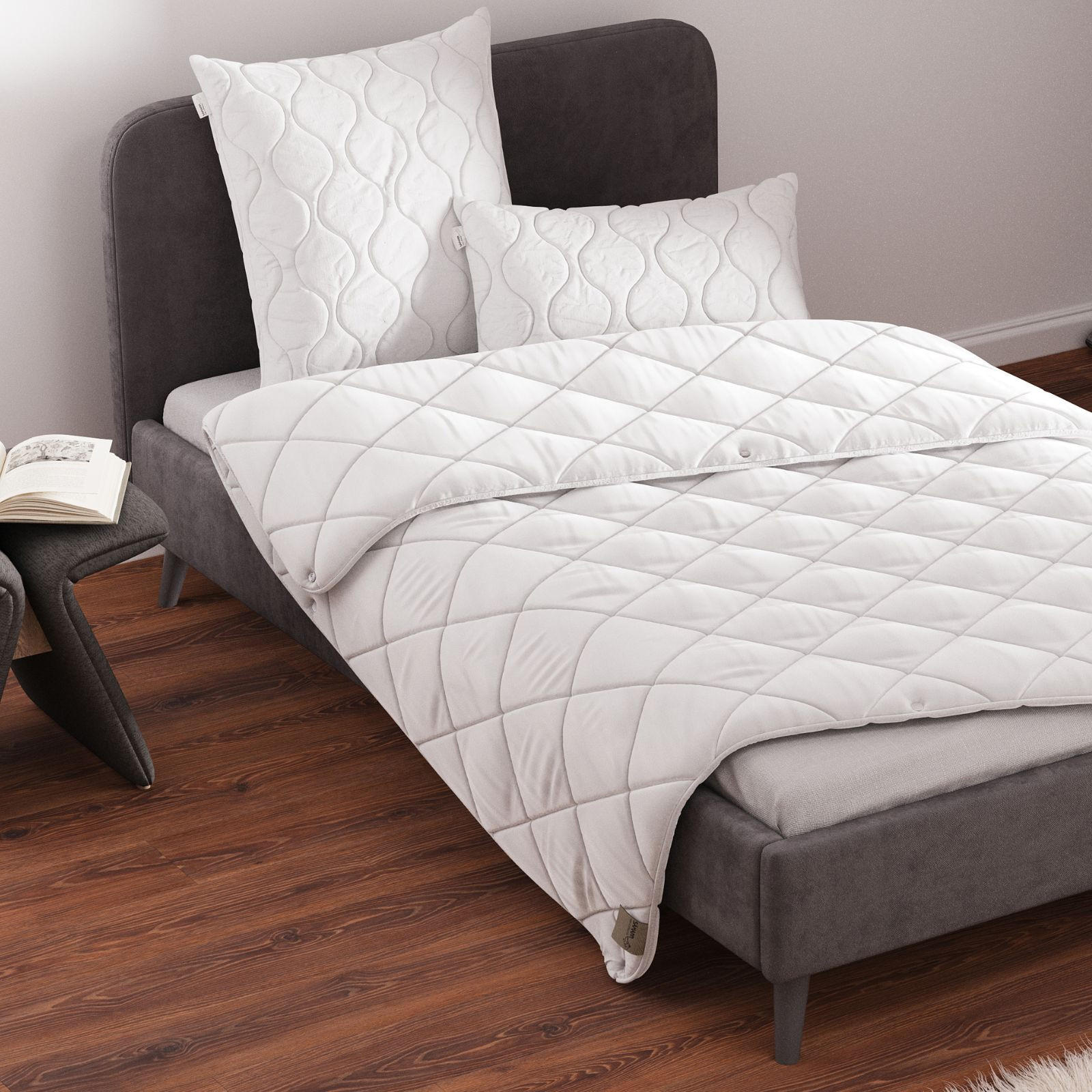 Thumbnail - Sämann – make a difference. Bettdecke, Weiß, Naturmaterialien, Füllung: Polyethersulfon (Pes), 200x220 cm, Schlaftextili...