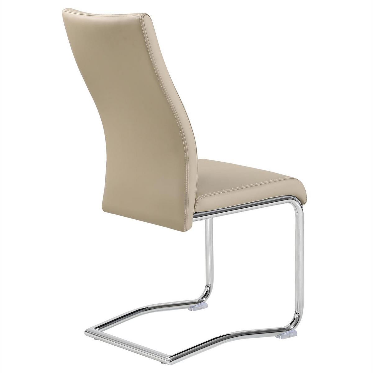 ESSZIMMERSTUHL LOANO 4ER-SET - Braun, Textil (42/98/60cm) - CARO-Möbel