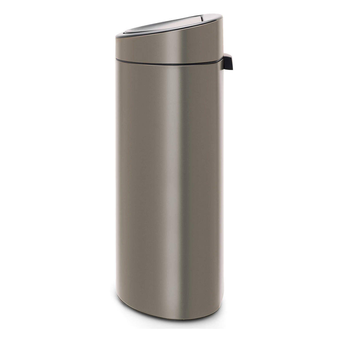 ABFALLEIMER Touch Bin Recycle, Platinum, 10 / 23 L - Silberfarben, Metall (47.5/76/32.5cm) - Brabantia
