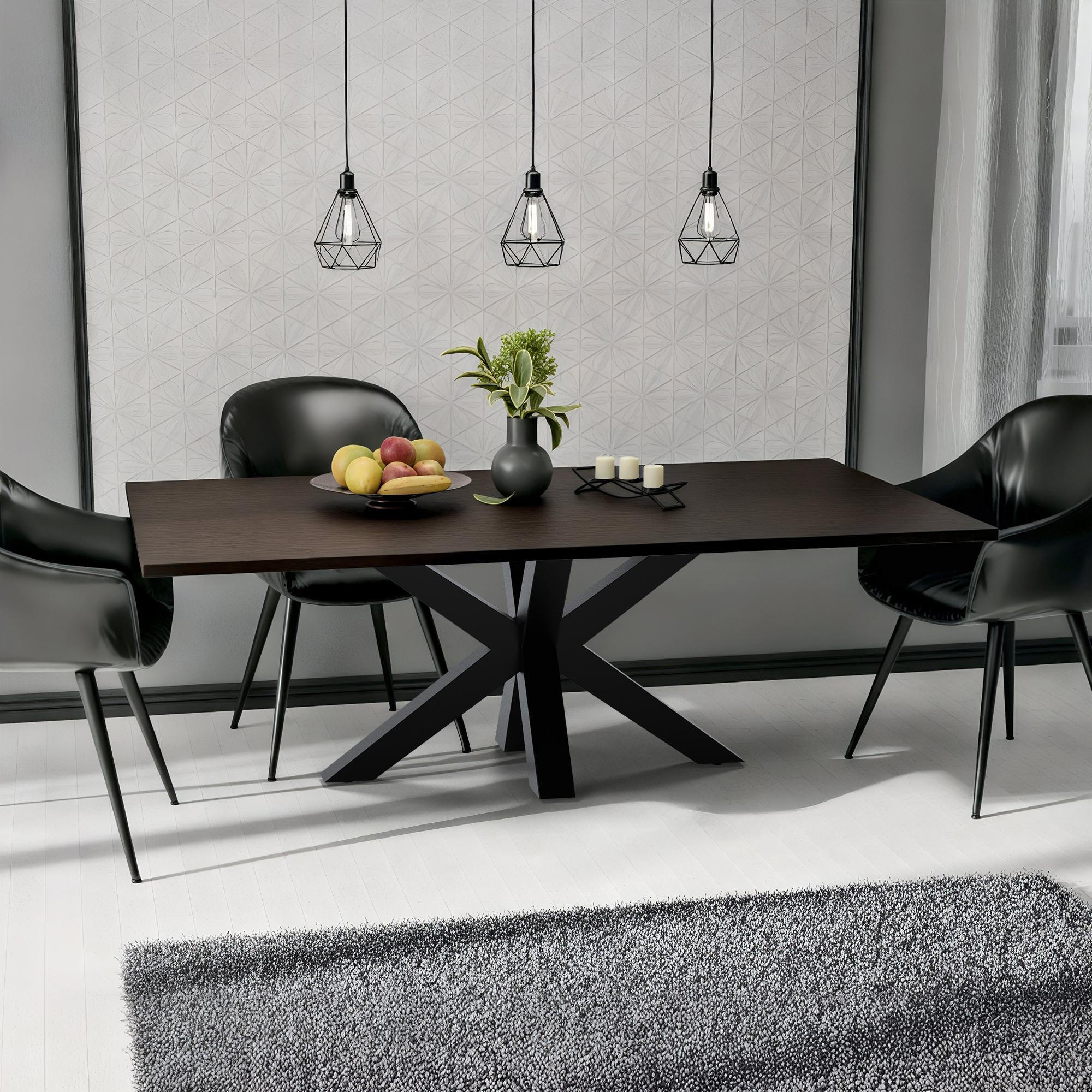 Schwarz, Metall (100/71/68cm) - CLP