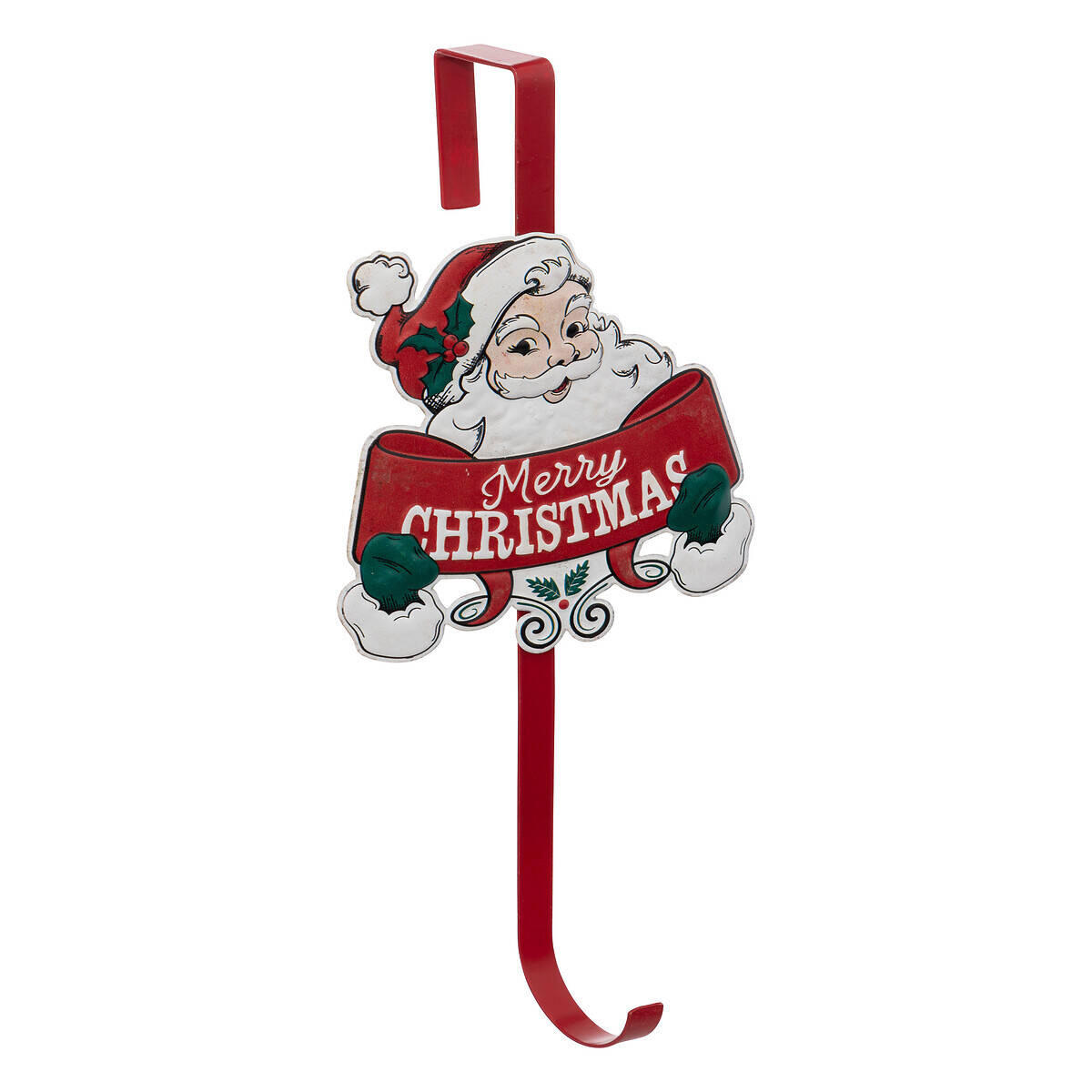 WEIHNACHTSKRANZAUFHÄNGER 38 cm - Rot, Metall (6/38.5/16.5cm) - Atmosphera Createur d´interieur