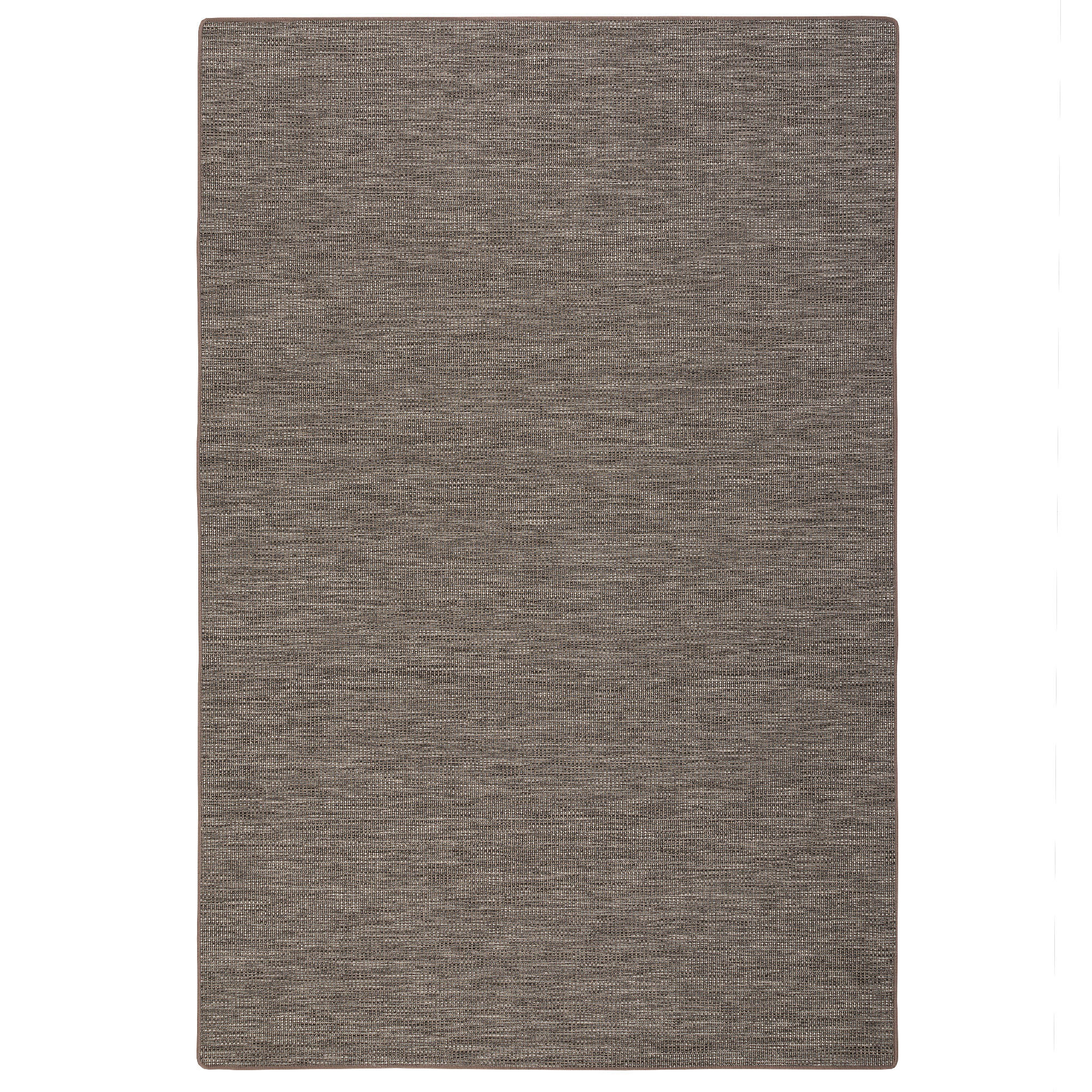 SISAL-OPTIK DESIGNER FLACHGEWEBE TEPPICH PURE MELIERT - Braun, Textil (200/200cm) - Snapstyle
