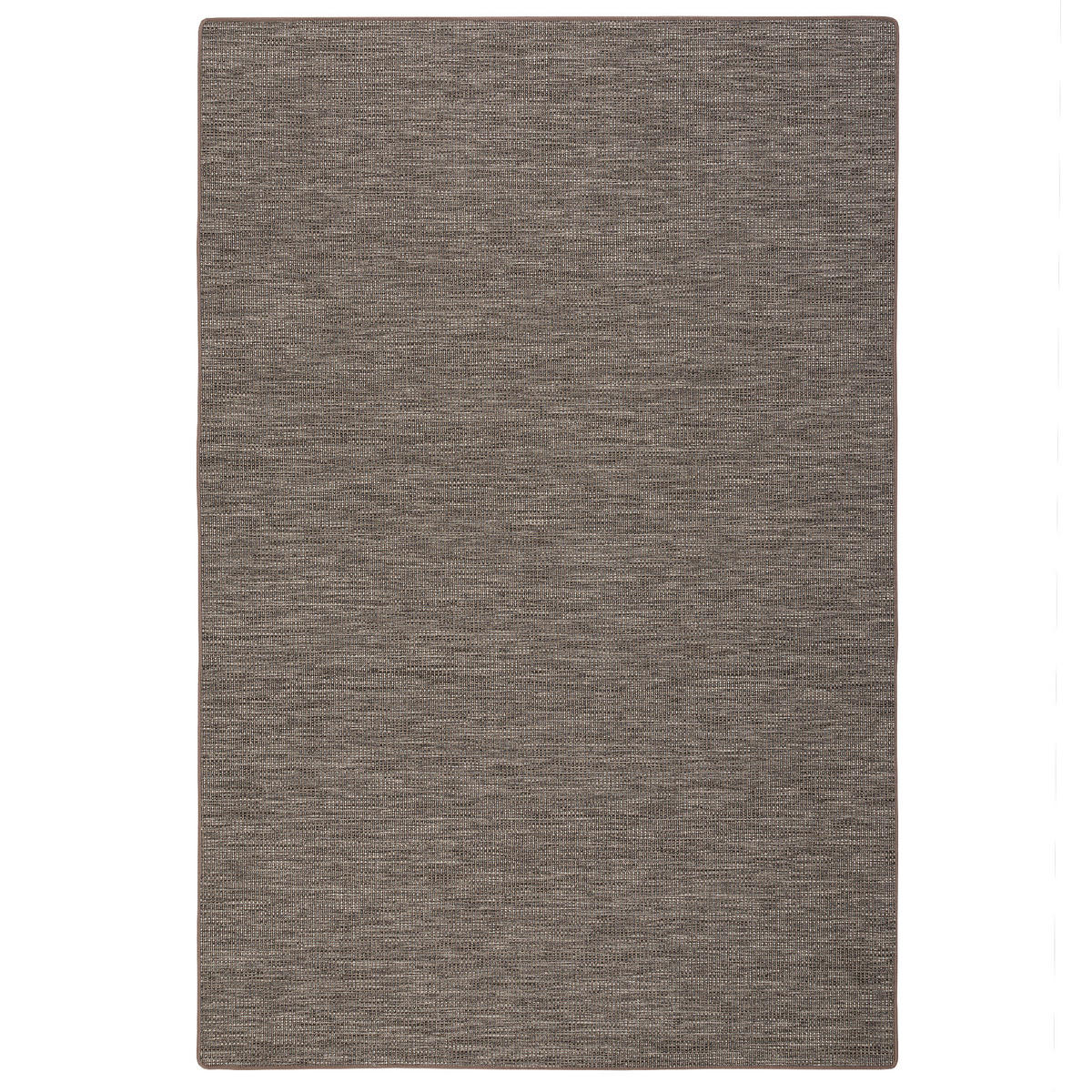 SISAL-OPTIK DESIGNER FLACHGEWEBE TEPPICH PURE MELIERT - Braun, Textil (200/200cm) - Snapstyle