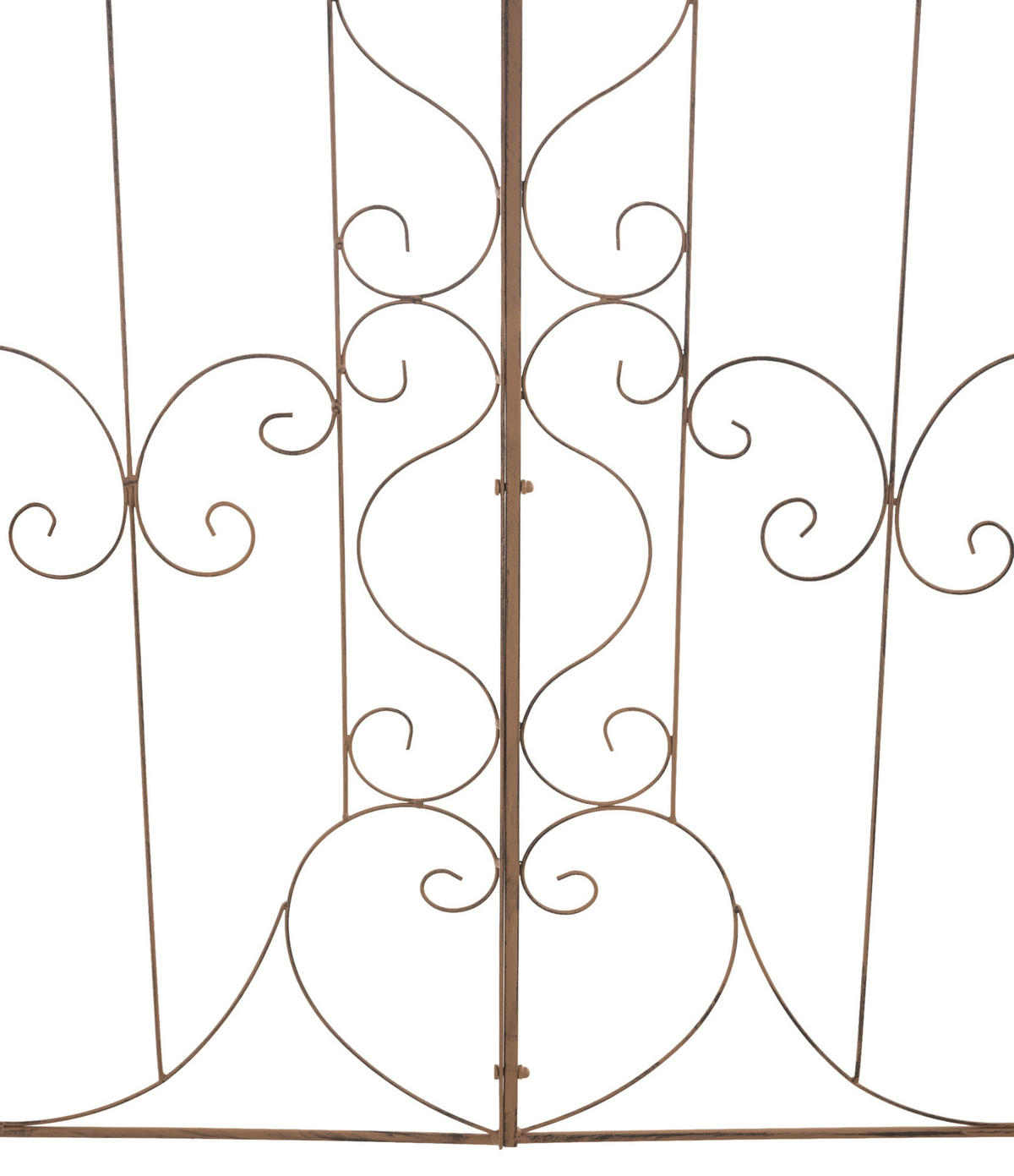 RANKGITTER Mandarin - 2er Set antik braun - Braun, Metall (99/133/7cm) - TPFLiving