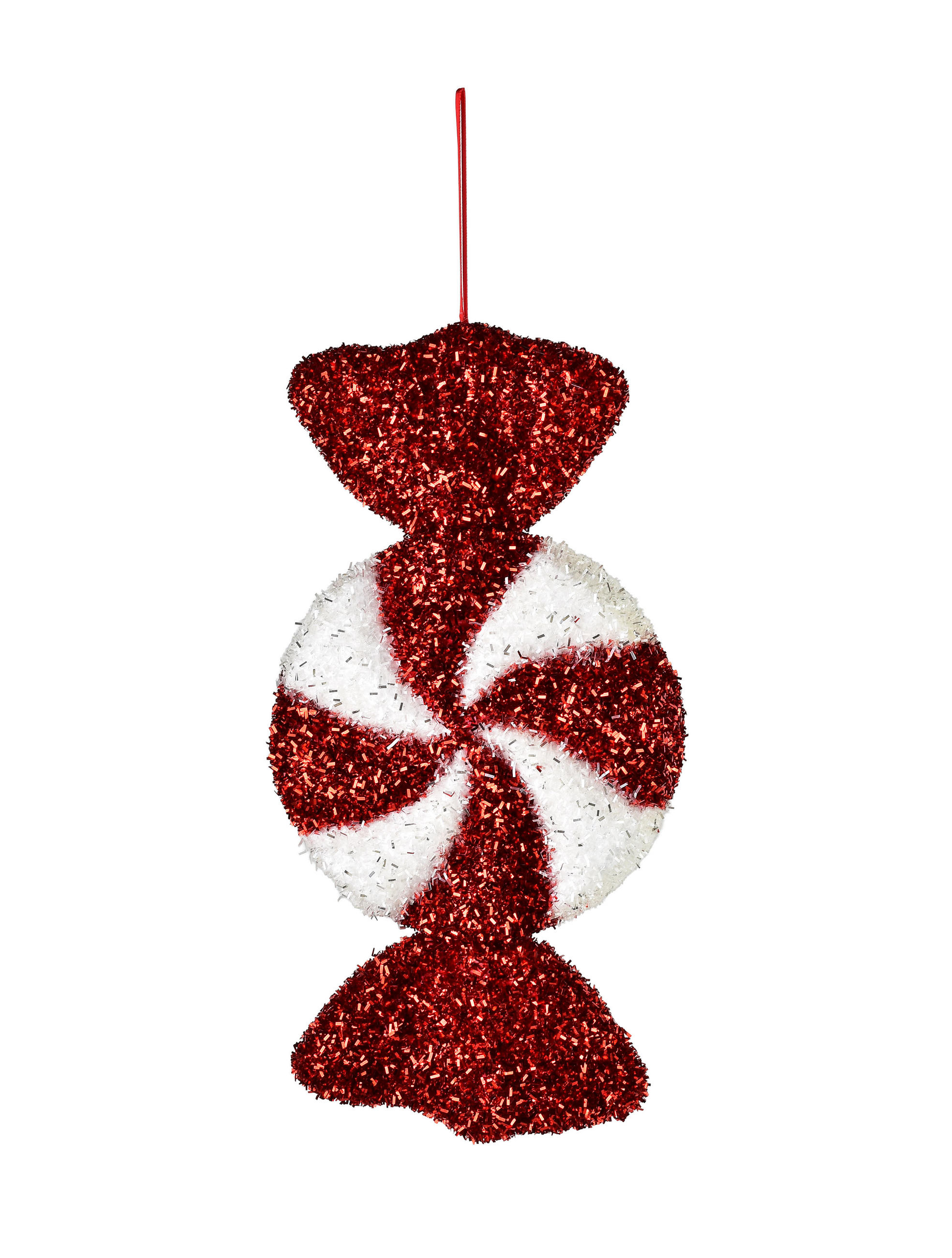 CHRISTBAUMANHÄNGER Santa Lila Rot 16x4,5x31 cm Kunststoff - Rot, Kunststoff (4.5/31/16cm) - Mondex