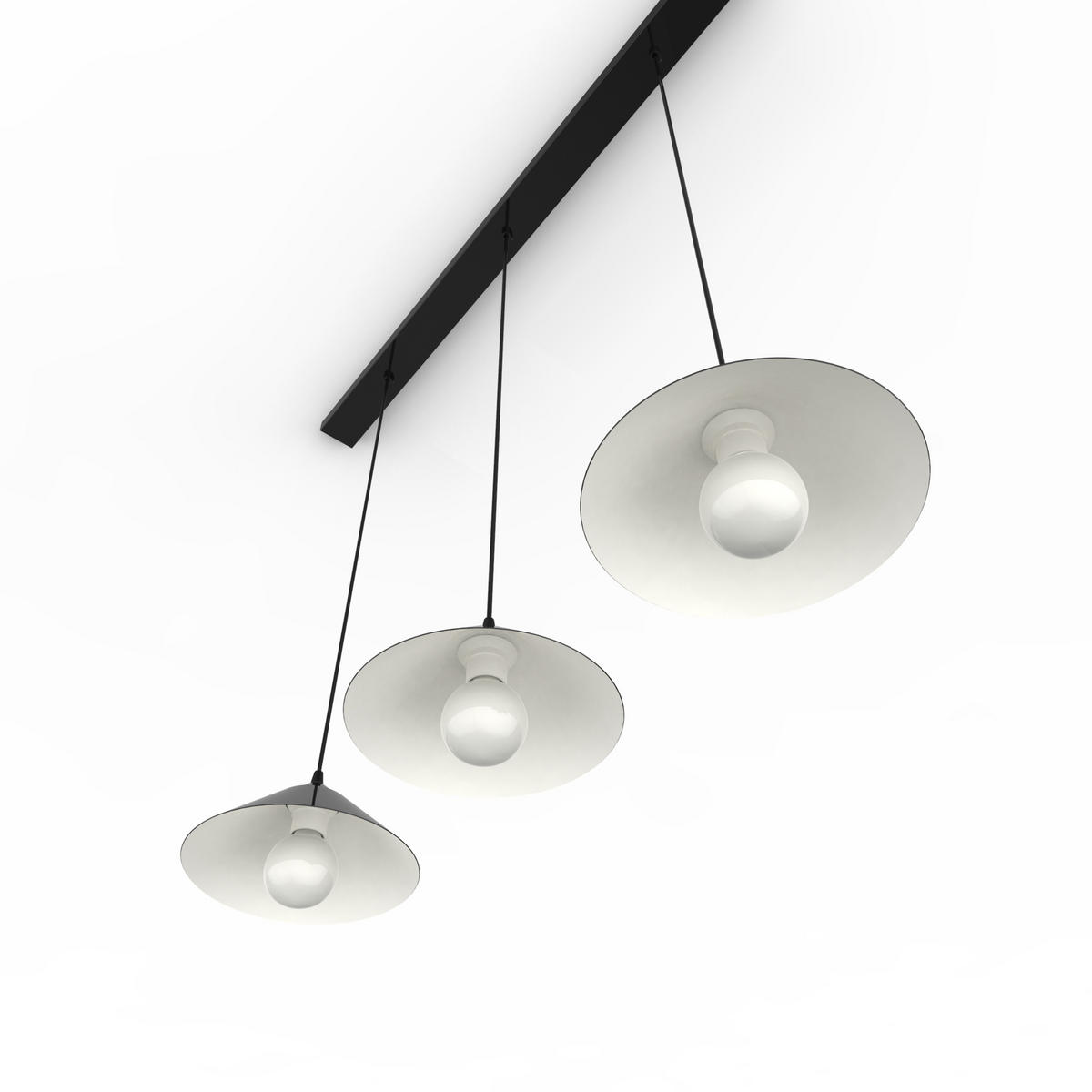 HÄNGELEUCHTE - Rot, Metall (25/100/120cm) - Lumicom