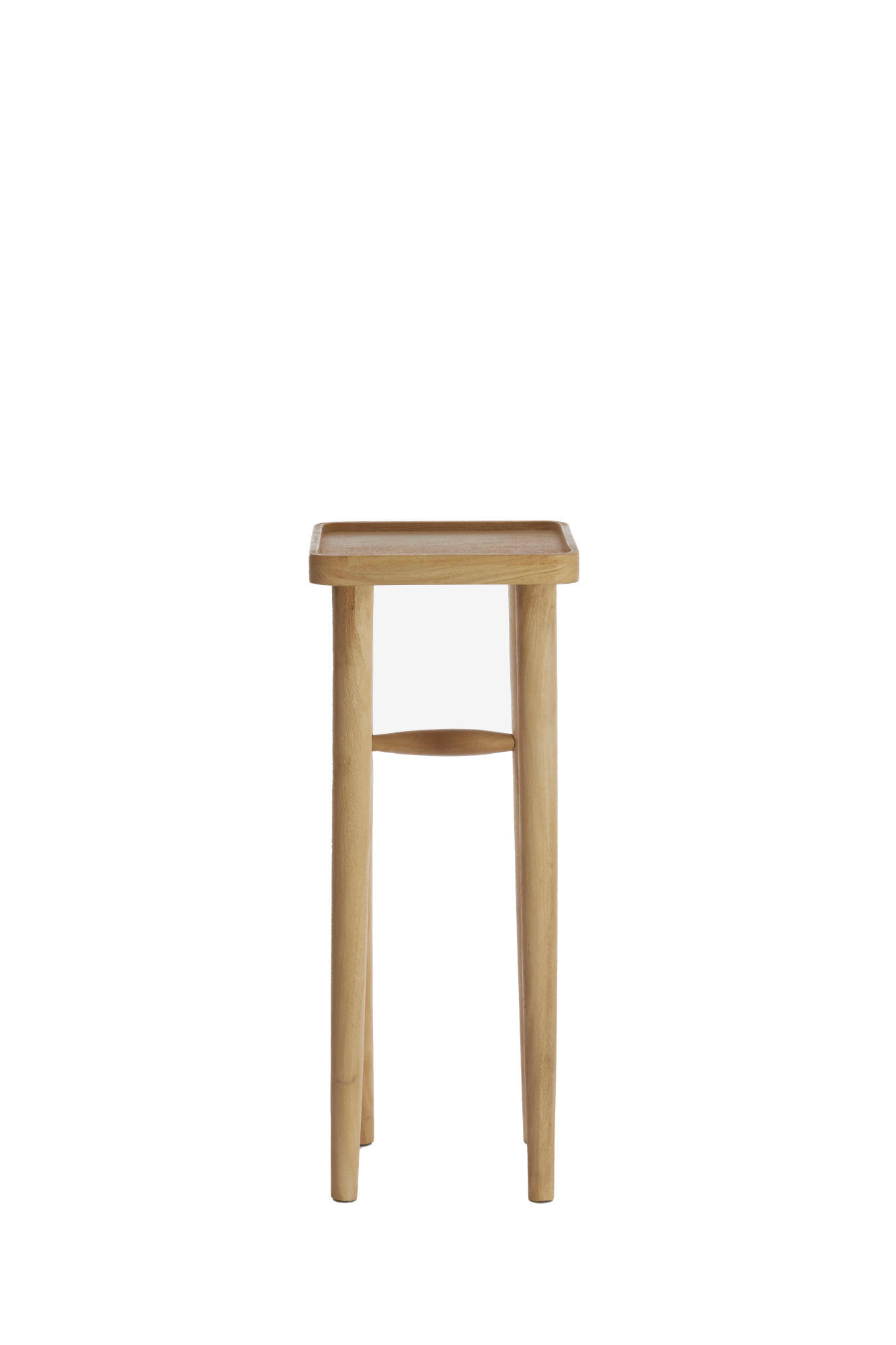 SÄULE Qiano Braun 32/32/80 cm - Braun, Holz (32/32/80cm) - Light & Living