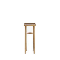SÄULE Qiano Braun 32/32/80 cm - Braun, Holz (32/32/80cm) - Light & Living